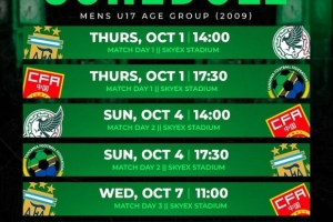 U17国足热身赛赛程:10月4日21点对阵墨西哥,7日18点对阵阿根廷