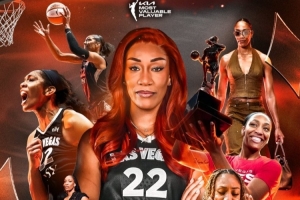 创造历史!阿贾·威尔逊连续三个赛季获得MVP WNBA历史首人!